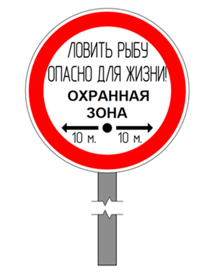 Ловить рыбу опасно для жизни, охранная зона